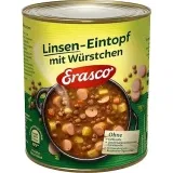 Erasco Linsen-Eintopf mit Würstchen (800g) ab 2,37 € inkl. Prime-Versand