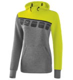 Erima 5-C Damen Kapuzen Sweatshirt in 3 verschiedenen Farben