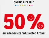 🔥Ernstings Family Sale: 50% Extra Rabatt Im Warenkorb Auf Ausgewählte Artikel