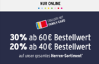 Ernsting`s Family bis zu 30% Rabatt auf Kategorie Herren [Family Card]