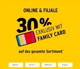 Ernsting’s Family 30 % Rabatt auf das gesamte Sortiment – Online und in der Filiale