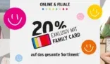 Ernstings Family : 20 % Rabatt auf alles [Family Card]