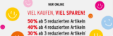 Ernsting’s Family Staffelrabatt: Bis zu 50 % Extra auf reduzierte Artikel