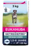 Eukanuba Hundefutter getreidefrei mit Fisch für große Rassen – Trockenfutter für ausgewachsene Hunde, 3 kg ab 11,96 € inkl. Prime-Versand (statt 24,18 €)