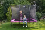 Exit Toys Trampolin Silhouette 214×305 cm mit Sicherheitsnetz ab 189,00 € inkl. Versand