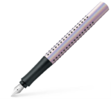 FABER-CASTELL 140845 – Füller Grip Edition Glam, Federbreite F, pearl, 1 Stück für 6,61 € inkl. Prime Versand (statt 20,00 €)