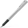 FABER-CASTELL 140906 – Füller Grip 2011 Feder F Silber 1 Stück für 6,50 € inkl. Prime-Versand (statt 15,47 €)