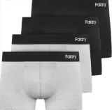 4er Pack FALARY Boxershorts aus Bio Baumwolle (8 Farben, Gr. S bis 3XL) für 12,99 € inkl. Prime-Versand (statt 18,99 €)