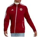 FC Bayern München Anthem Jacke 2021/2022 rot/weiß (Gr. S bis XXL) für 62,96 € inkl. Versand (statt 73,11 €)