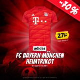 FC Bayern München adidas Herren Heim Trikot DW7410 (Gr. XS bis 3XL) für 31,22 € inkl. Versand