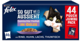 Felix Katzennassfutter So gut wie es aussieht 44er Multipack ab 9,46 € inkl. Prime-Versand (statt 16,98 €)