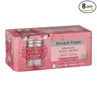 FEVER-TREE  Premium Wild Berry (Himbeeren und Rhabarber  8 x 150 ml)