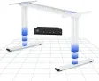 FLEXISPOT Höhenverstellbares Schreibtischgestell elektrisch Tischgestell mit 2 starken Motoren 3-Fach-Teleskop Memory-Steuerung (Lite Weiß) für 199,99 € inkl. Versand (statt 239,99 €)