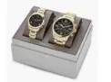 FOSSIL Geschenkset Uhren His and Hers Chronograph (Edelstahl) ab 79,50 € inkl. Versand