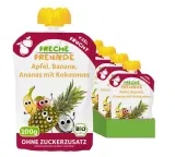 Fehler 🚨 FRECHE FREUNDE Bio Quetschie Apfel Banane Ananas mit Kokosnuss (6x100g) ab 1,03 € inkl. Prime-Versand (statt 6,54 €)