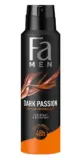 Fa Men Deodorant & Bodyspray Dark Passion mit sinnlich-frischem Duft, 48h Schutz, 150 ml
