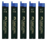 Faber-Castell 5er Sparpack SUPER-POLYMER Feinminen 0.7HB 120700 für 1,82 € inkl. Prime-Versand (statt 7,45 €)