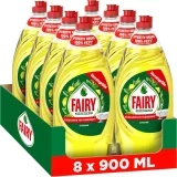 Fairy Ultra Konzentrat Zitrone Handgeschirrspülmittel 8er Pack (8x900ml)