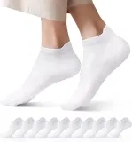 Falechay 10 Paar Sneaker Socken (3 Farben, Gr. 35 bis Gr. 47) für 8,99 € inkl. Prime-Versand (statt 12,99 €)