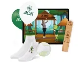 Gratis: Familienset mit gratis 2 Paar Stoppersocken, Lesezeichen und Luftballons (AOK Bayern)