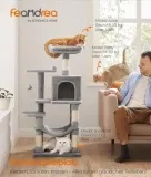 Feandrea Kratzbaum 112 cm mit 4 Kratzsäulen 2 Plattformen für 27,54 € inkl. Prime-Versand (statt 40,00 €)