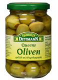 Feinkost Dittmann Queens-Oliven gefüllt mit Paprikapaste, 3er Pack (3 x 340 g) für 7,84 € inkl. Prime-Versand (statt 11,37 €)