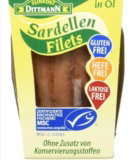 Feinkost Dittmann Sardellen in Sonnenblumenöl MSC zertifiziert 80 g