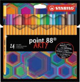 Fineliner – STABILO point 88 – ARTY – 24er Pack – mit 24 verschiedenen Farben für 13,09 € inkl. Prime-Versand (statt 18,99 €)