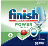 Calgonit Finish PowerBall 0% All in 1 Tabs 55 Stk. ab 5,94 € inkl. Versand (0,11 €/Stk.) statt 11,10 €