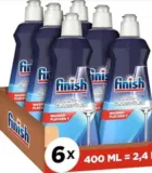 Finish Glanz- und Klarspüler 6 x 400ml für 6,79 € inkl. Prime-Versand