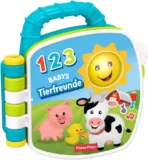 Fisher-Price GFP29 – Tierfreunde Liederbuch (mit Liedern und Geräuschen, zum Tiere und Zahlen kennen lernen, deutschsprachig) – für 9,60 € inkl. Prime-Versand (statt 16,99 €)