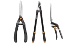 Fiskars Gartenscheren-Set Ast- Hecken- & Grasschere