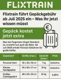 Info ℹ️Flixtrain führt Gepäckgebühr ein – Was Ihr jetzt wissen müsst