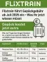 Info ℹ️Flixtrain führt Gepäckgebühr ein – Was Ihr jetzt wissen müsst