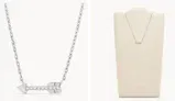 Fossil Damen Halskette Arrow Stainless Steel Necklace JOF00489040 für 23,80 € inkl. Versand (statt 36,00 €)
