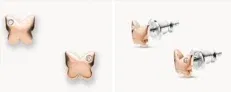Fossil Damen Ohrstecker Rose Gold-Tone Stainless Steel Butterfly JOF00545791 für 14€ inkl. Versand (statt 20€)