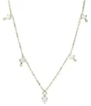 Fossil Damenkette Val Celestial Opal weiß, JF03880710