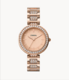 Fossil Damenuhr Karli Edelstahl Roségold BQ3181 für 51,89 € inkl. Versand