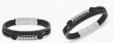 Fossil Herren Armband Multi-Strand Black Leather JF03001040 für 21,00 € inkl. Versand (statt 33,15 €)