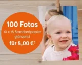 Müller Fotoaktion: 100 Fotos (10x15cm) für nur 5€!