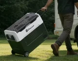 Foursun 21L Tragbarer Kompressor-Kühlschrank mit Bluetooth-App-Steuerung