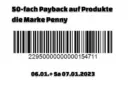 50-fach Payback auf Produkte die Marke Penny