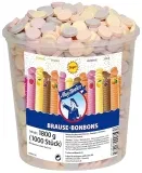 Frigeo Ahoj-Brause runde Brause-Bonbons 1000 Stück im Eimer (1,8kg) ab 9,49 € inkl. Prime-Versand