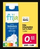Netto Mit Hund 🥛 Frija Frische Vollmilch 3,5% Fett – 1 Liter Für Nur 0,65€ Ab 14.Juli