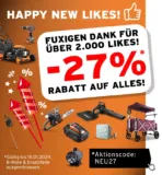 Fuxtec: 27 % Rabatt auf alles (außer B-Ware & Ersatzteile)