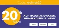 GALERIA: 20 % Rabatt auf Haushaltswaren, Heimtextilien & mehr