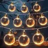 GEARLITE Halloween Deko Lichterkette Sensenmann (2M 10 LED  IP65 für Außen) für 4,99 € inkl. Prime-Versand (statt 9,99 €)