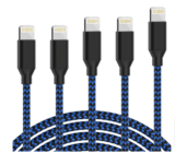 USB C Kabel, [5 Pack 1M 1M 2 M 2M 3M] Nylon USB Typ C Kabel 3A USB C Ladekabel und Datenkabel für 4,99 € inkl. Prime-Versand (statt 9,99 €)