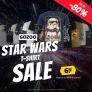 GOZOO Star Wars T-Shirt Sale diverse Modelle für je 6,99 € zzgl. Versand