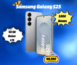 📱 Samsung Galaxy S25 + 40GB Vodafone AllnetFlat + 100€ Cashback für 29,99€ mtl.